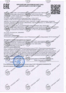 Евразийский экономический союз декларация о соответствии ТР ТС 010